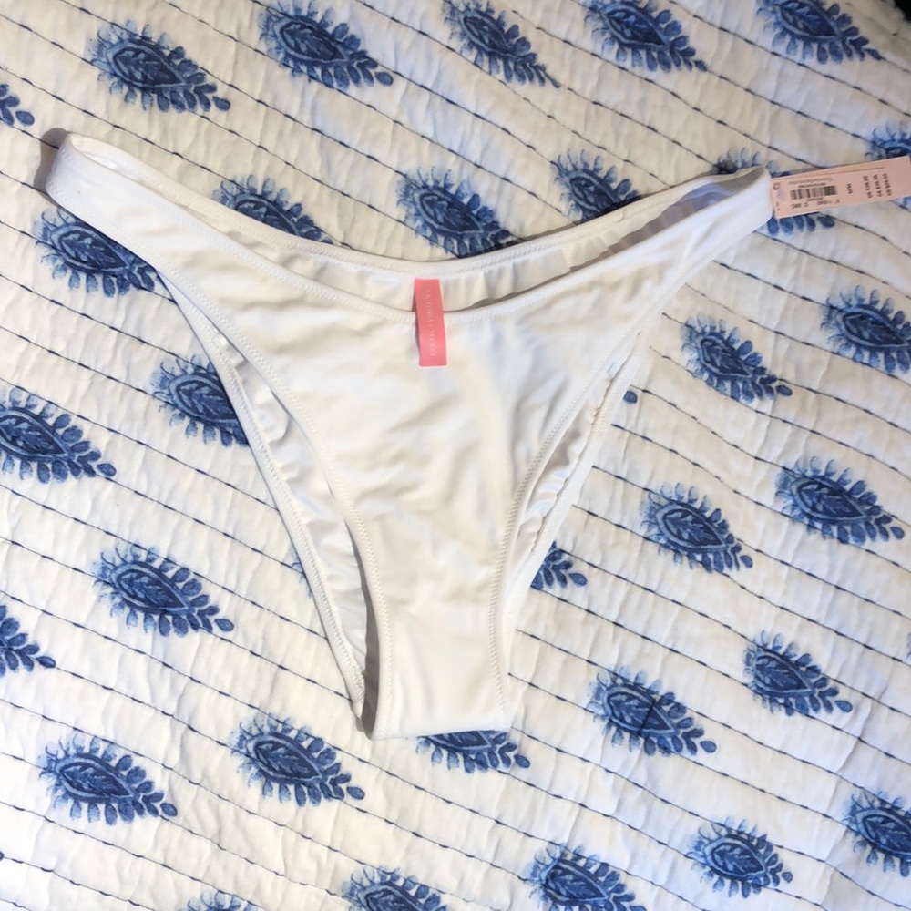 Victoria secret White bikini bottoms